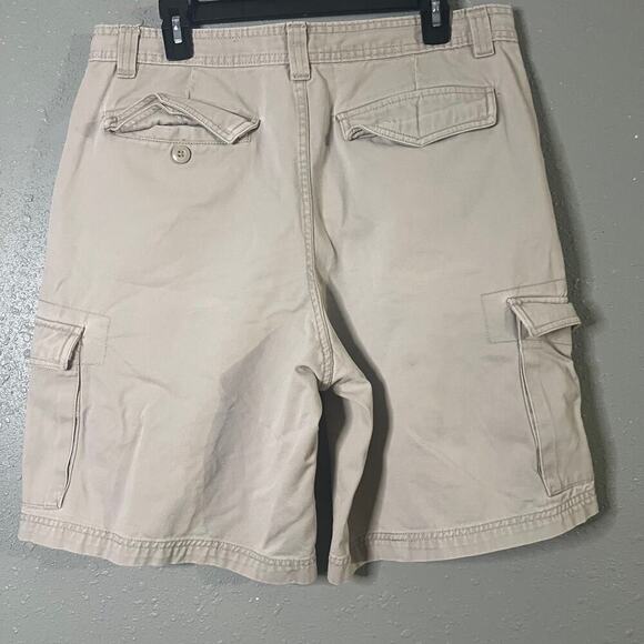 Faded Glory Originals since 1972 Men's sz 34 Cargo shorts light beige Vacation - Picture 2 of 7